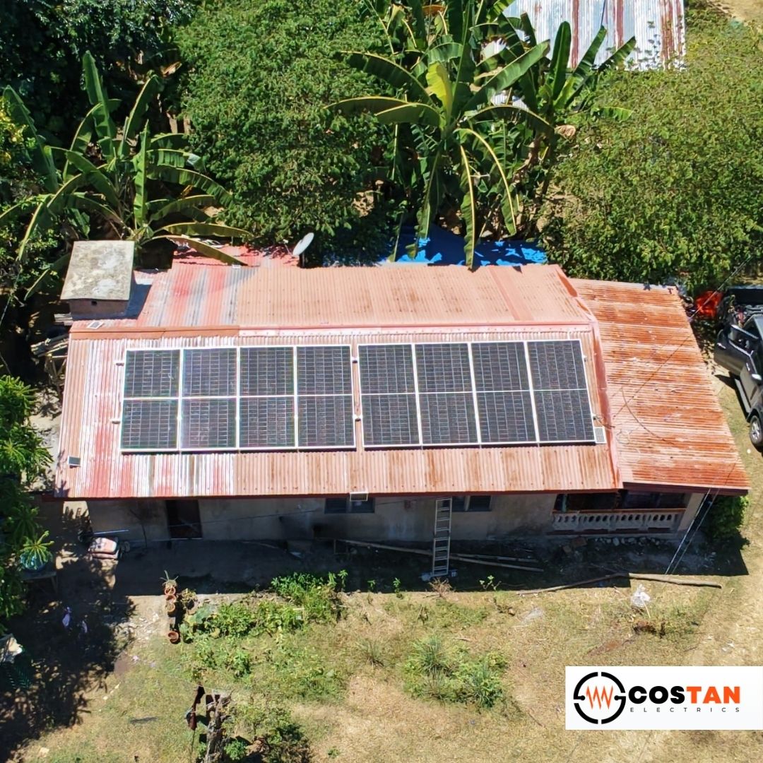 6kW Hybrid Solar System in Getafe, Bohol by Costan Electrics Services
