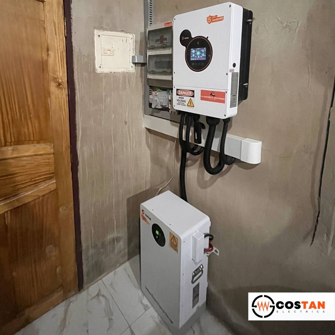 6kW Hybrid Solar System in Getafe, Bohol — photo 3 by Costan Electrics Services